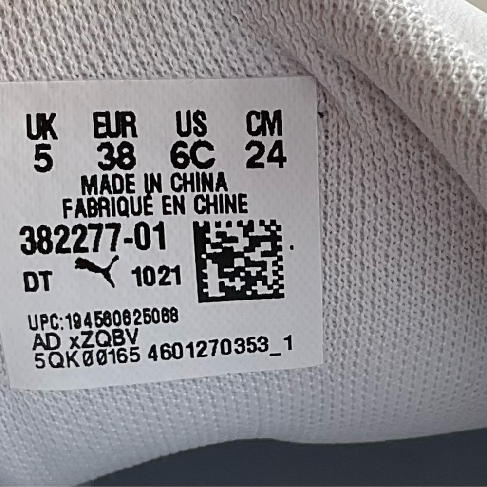Puma Ca pro classic juniors women’s white shoes sneakers size 6c - Picture 5 of 7